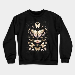 Cottagecore Butterfly Pattern Crewneck Sweatshirt